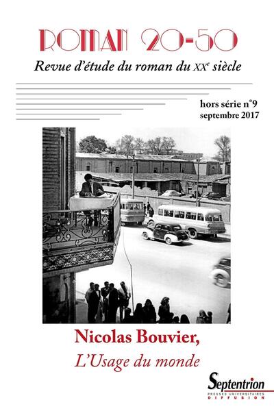 Nicolas Bouvier, l'usage du monde, Hors-série n°8, septembre 2017 (9782908481938-front-cover)
