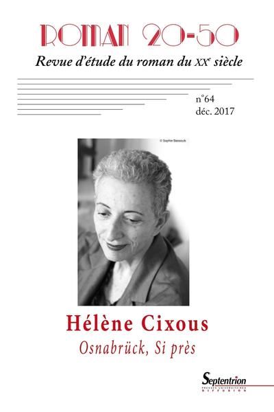Hélène Cixous, Osnabrück, si près, n°64/décembre 2017 (9782908481921-front-cover)