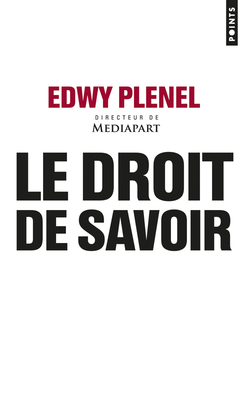 Le Droit de savoir (9782757838655-front-cover)