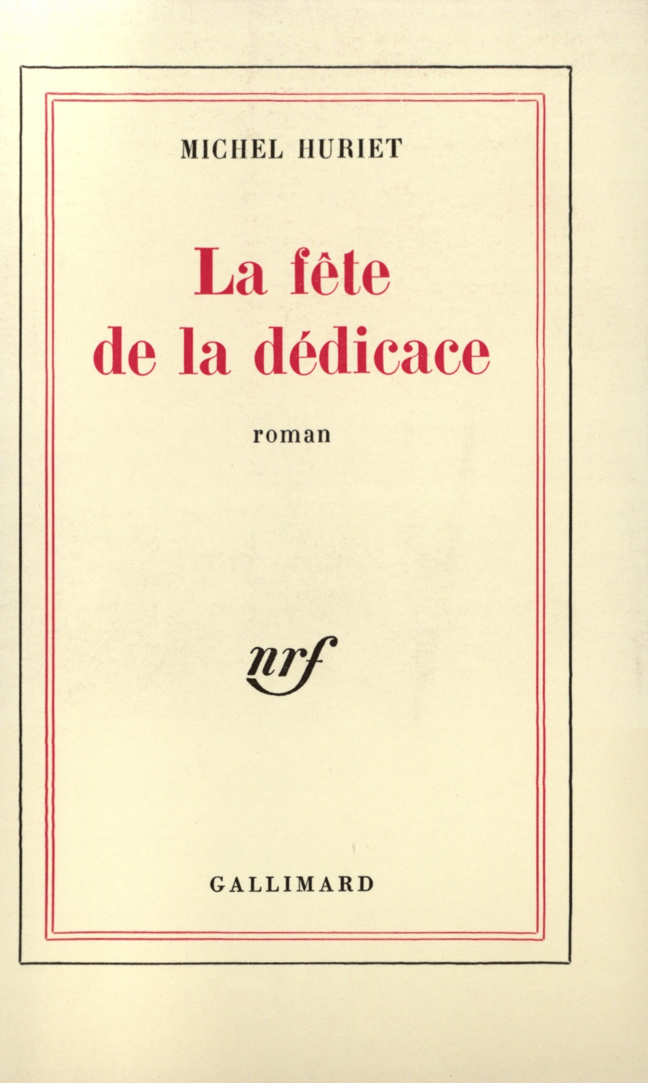 La Fête de la dédicace (9782070270934-front-cover)