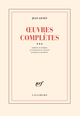 Œuvres complètes (9782070227259-front-cover)