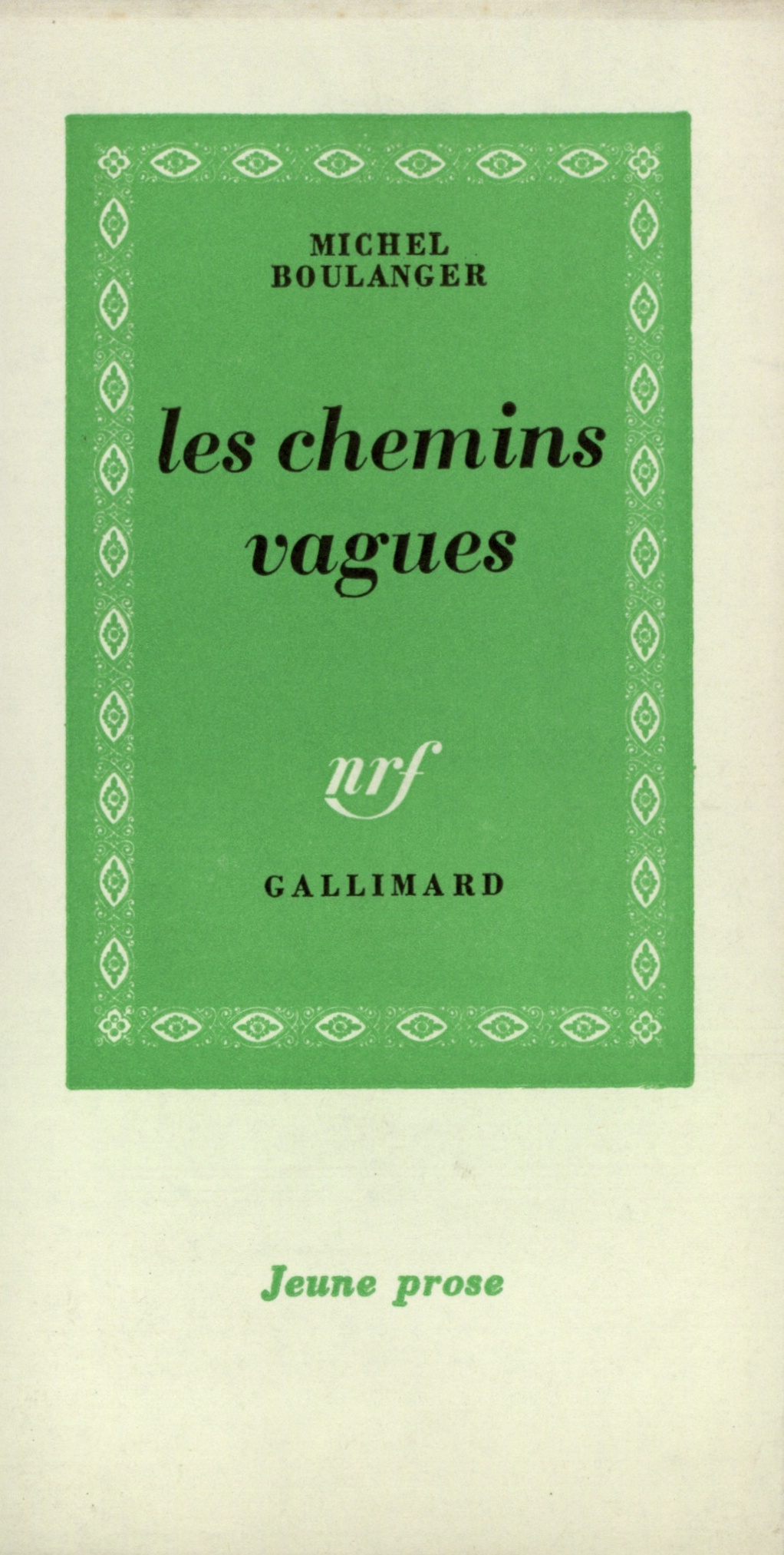 Les chemins vagues (9782070209132-front-cover)