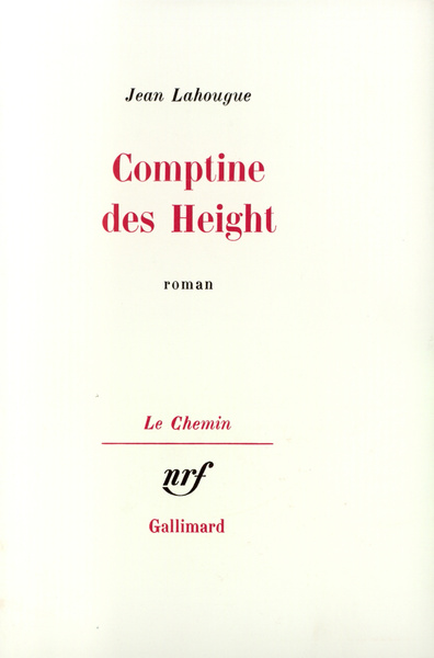 Comptine des Height (9782070204441-front-cover)