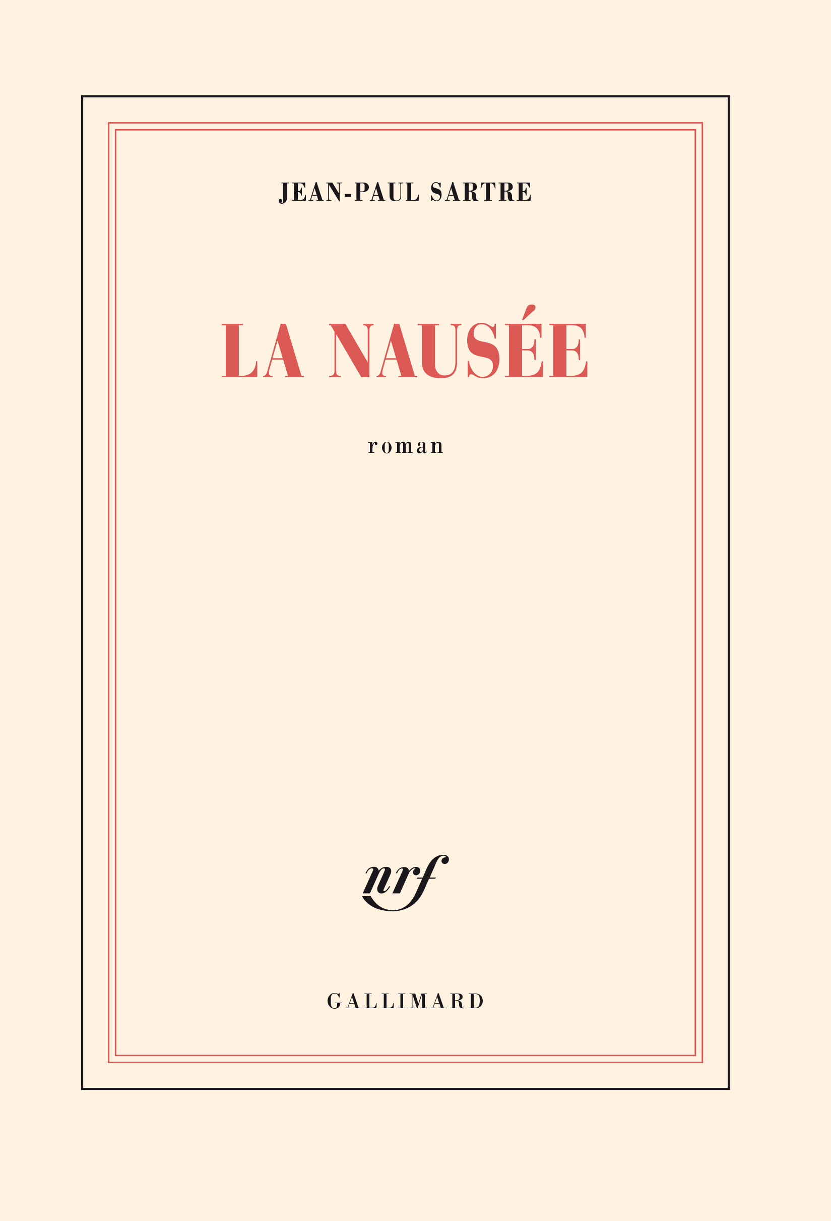 La Nausée (9782070257539-front-cover)