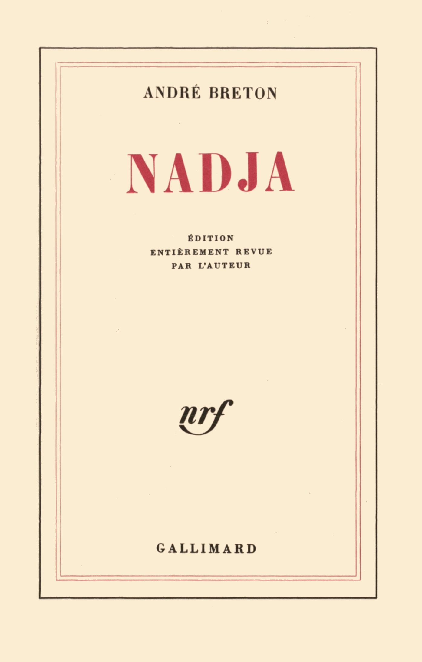 Nadja (9782070210008-front-cover)