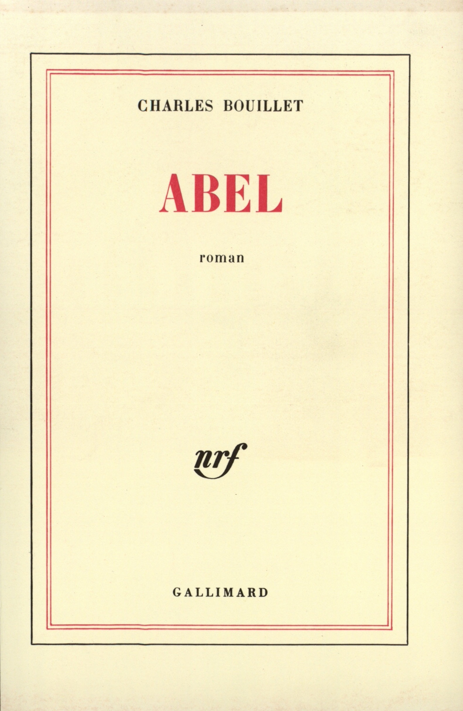 Abel (9782070296422-front-cover)