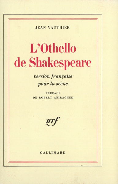 L'Othello de Shakespeare (9782070217793-front-cover)