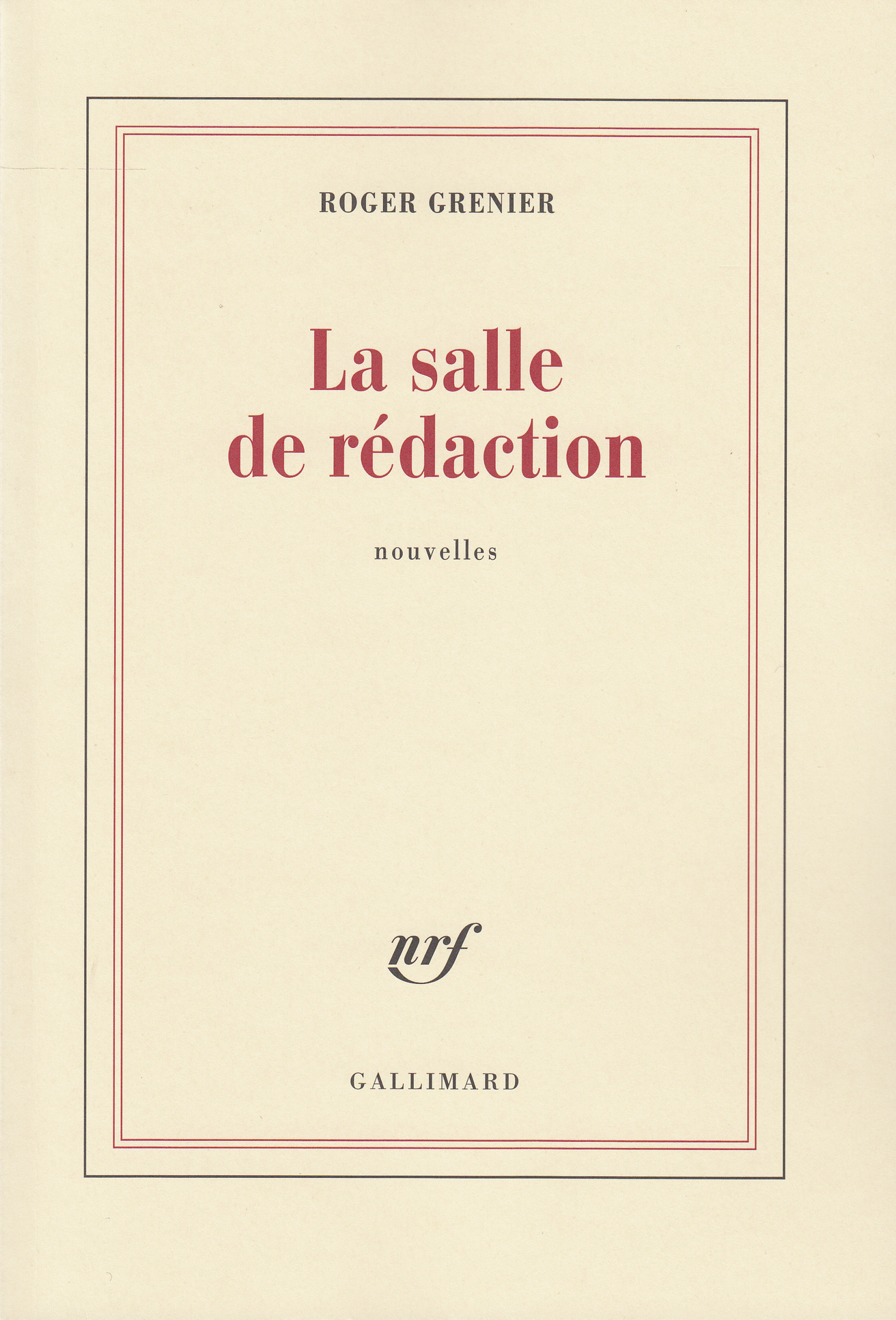 La salle de rédaction (9782070296293-front-cover)