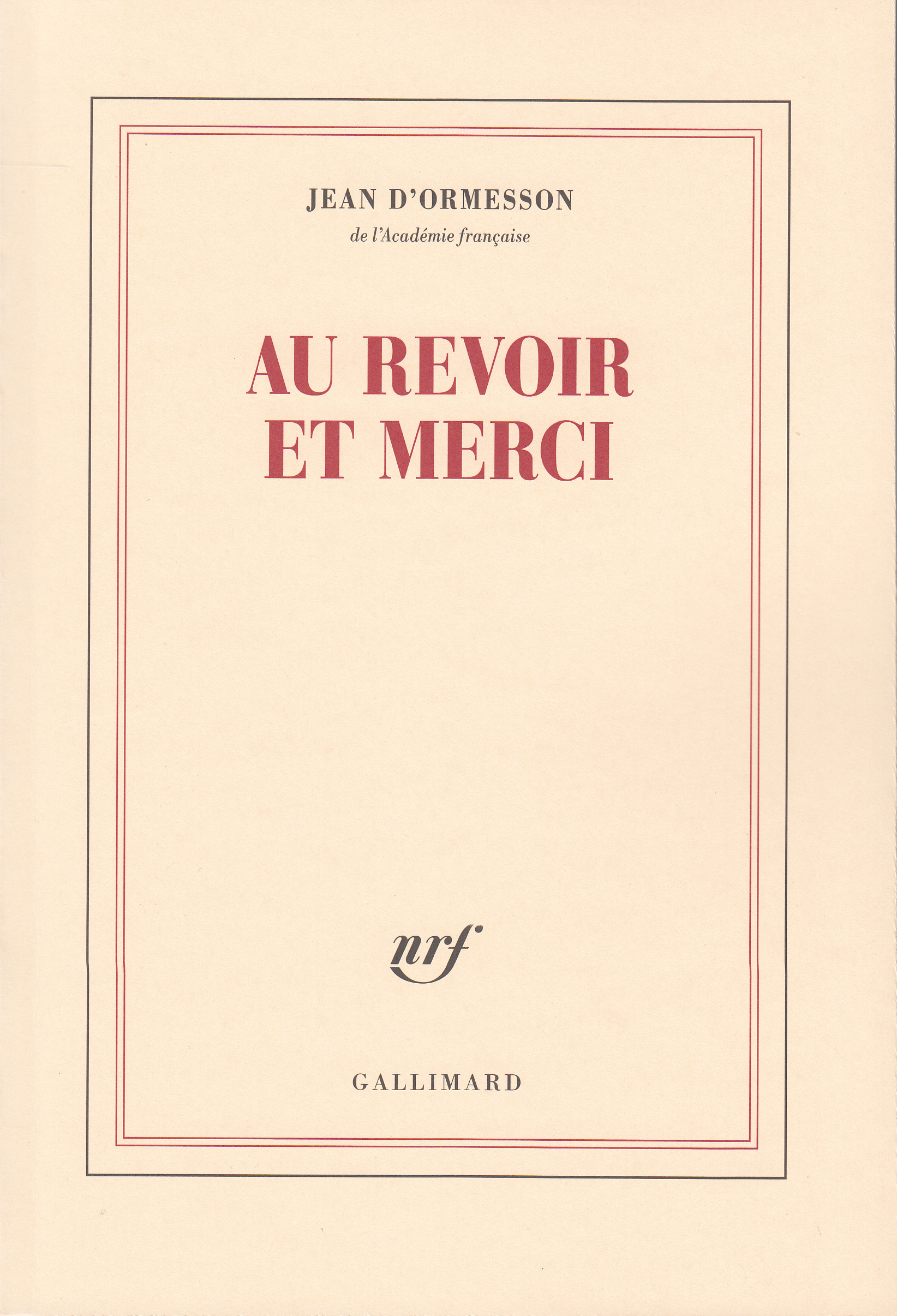 Au revoir et merci (9782070292721-front-cover)