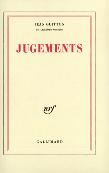 Jugements (9782070241033-front-cover)