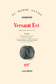 Versant Est et autres poèmes, (1960-1968) (9782070278428-front-cover)