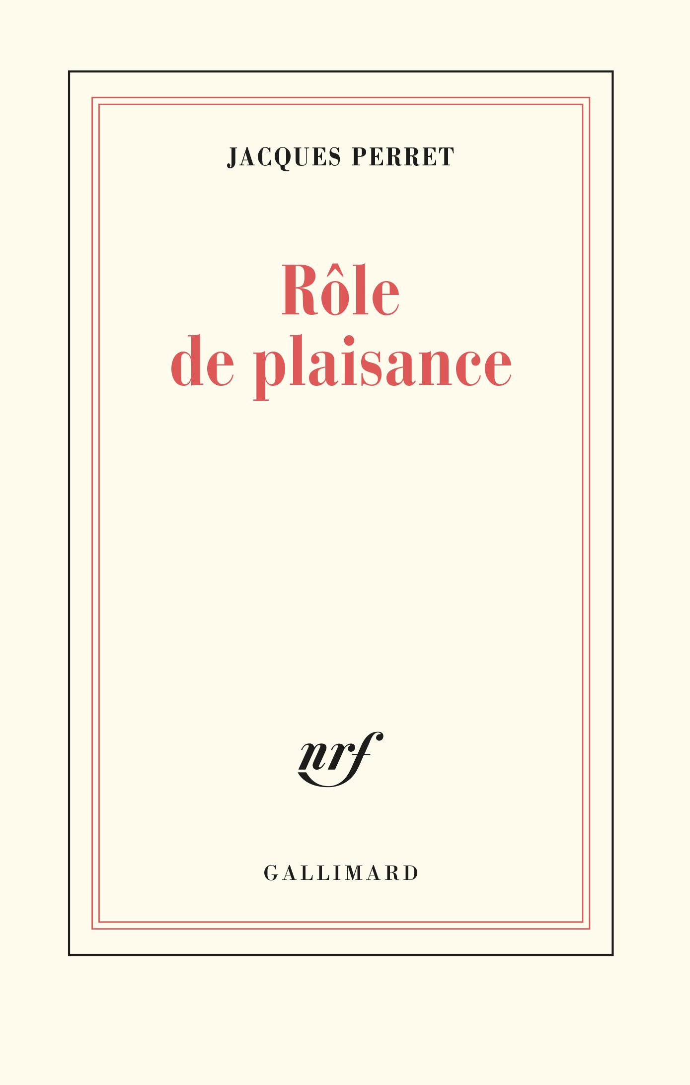 Rôle de plaisance (9782070250301-front-cover)