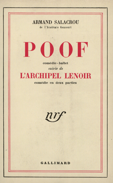 Poof / L'Archipel Lenoir (9782070257041-front-cover)