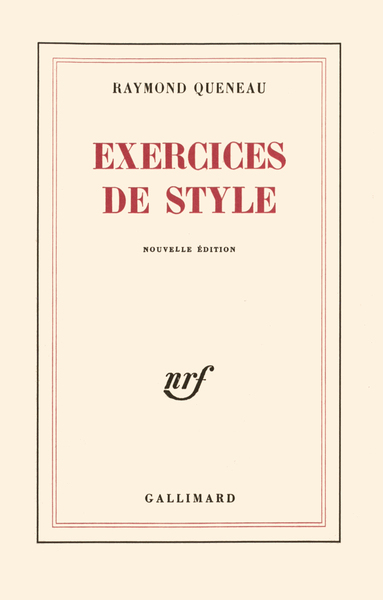 Exercices de style (9782070253104-front-cover)
