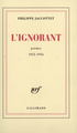L'Ignorant, Poèmes 1952-1956 (9782070233298-front-cover)