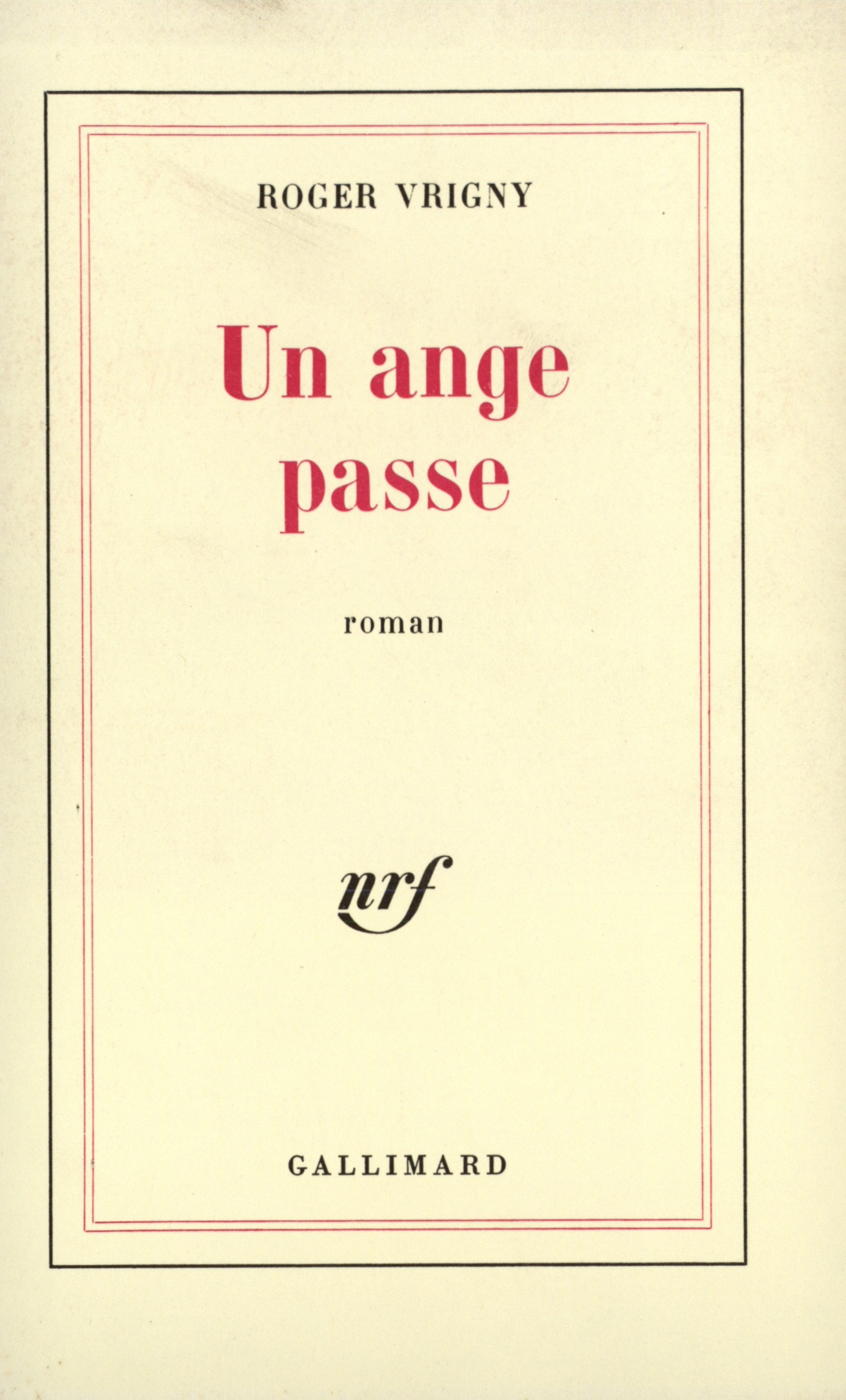 Un ange passe (9782070285464-front-cover)