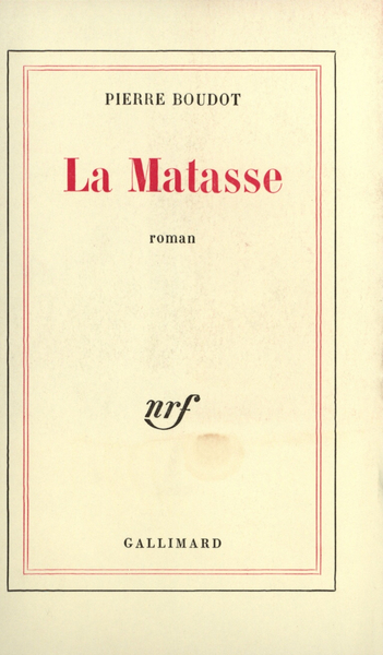 La Matasse (9782070209064-front-cover)