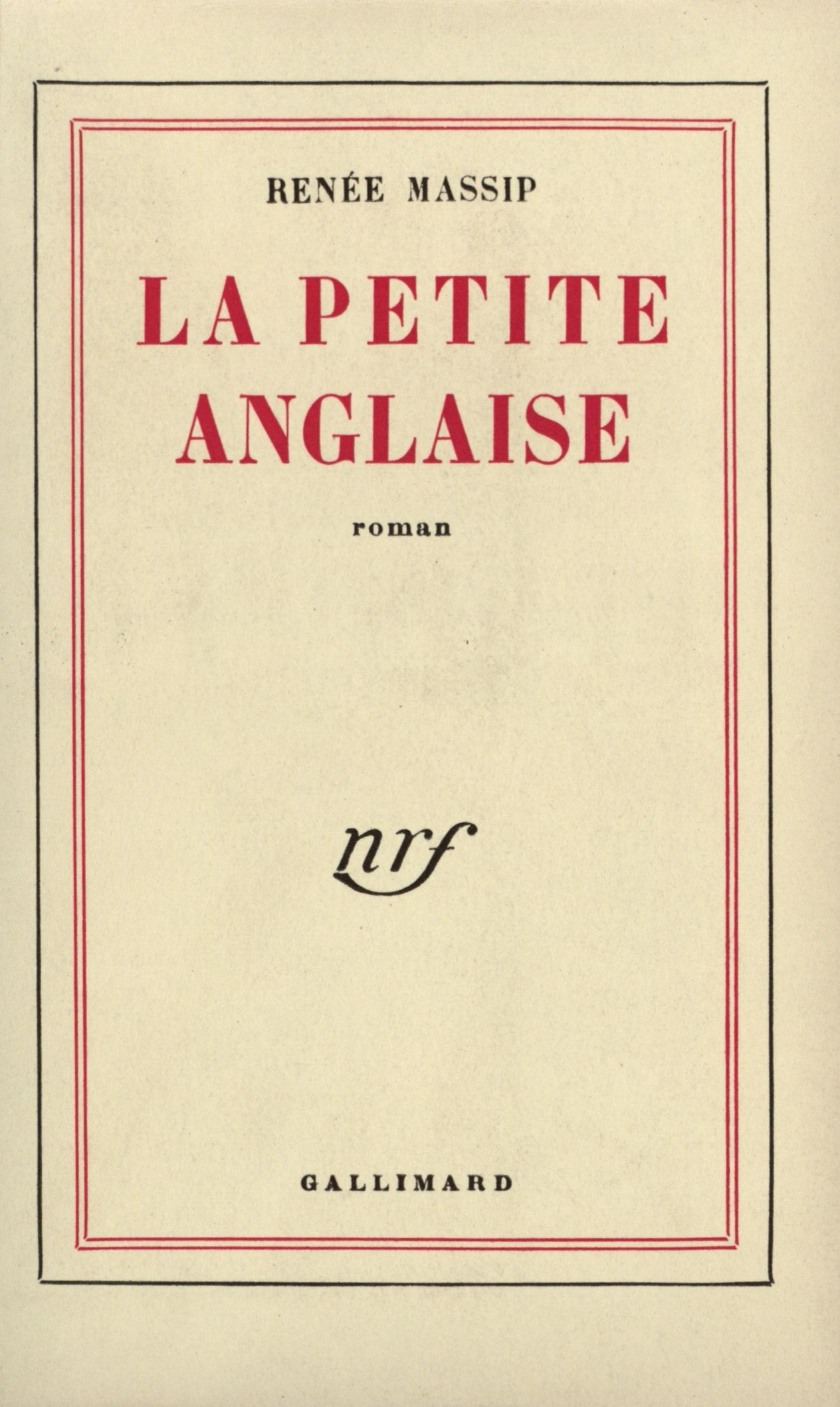 La petite Anglaise (9782070242610-front-cover)