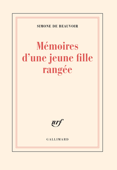 Mémoires d'une jeune fille rangée (9782070205196-front-cover)