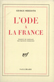 Ode à la France (9782070243877-front-cover)