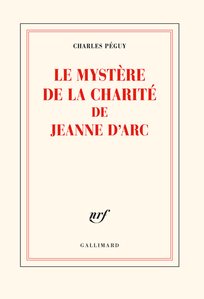 Le Mystère de la charité de Jeanne d'Arc (9782070249671-front-cover)