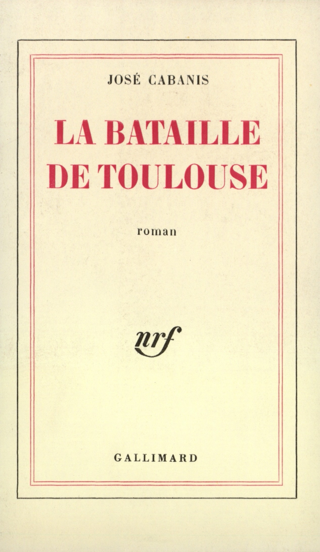 La Bataille de Toulouse (9782070211180-front-cover)