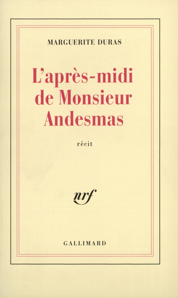 L'Après-midi de Monsieur Andesmas (9782070221011-front-cover)