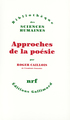 Approches de la poésie (9782070283880-front-cover)