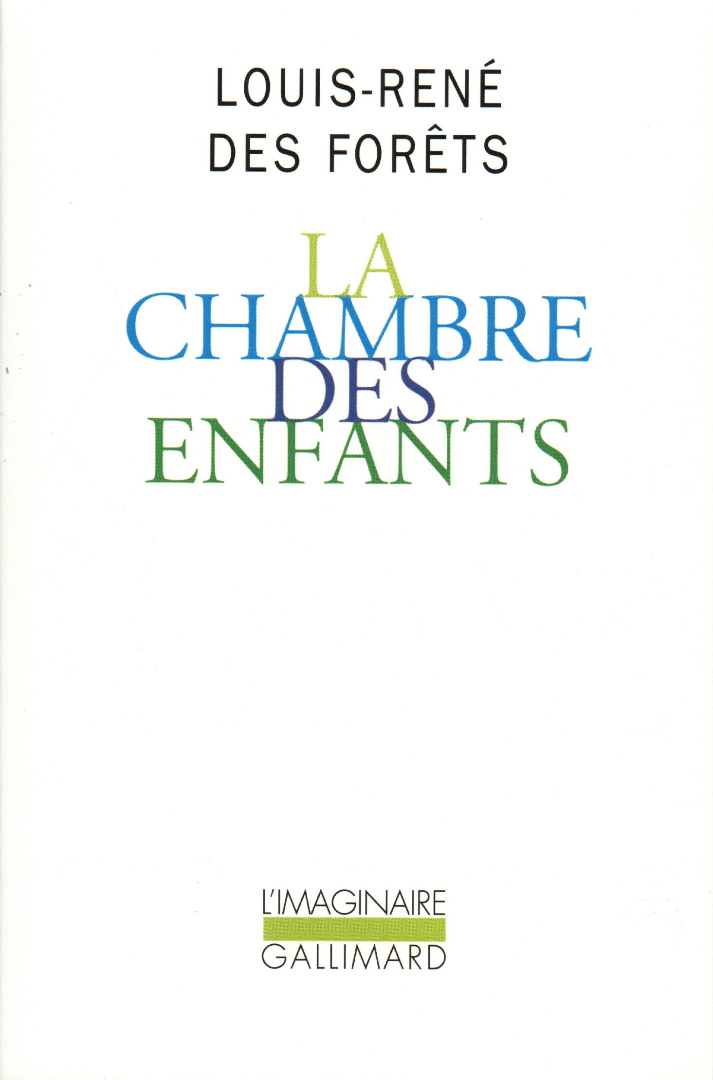 La Chambre des enfants (9782070265541-front-cover)