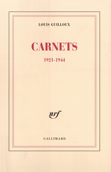 Carnets, (1921-1944) (9782070201440-front-cover)