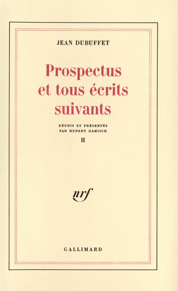 Prospectus et tous écrits suivants (9782070220410-front-cover)