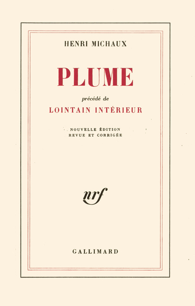 Plume / Lointain intérieur (9782070244485-front-cover)