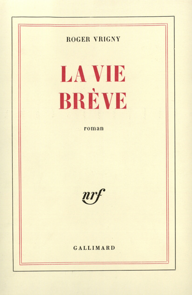 La Vie brève (9782070281596-front-cover)
