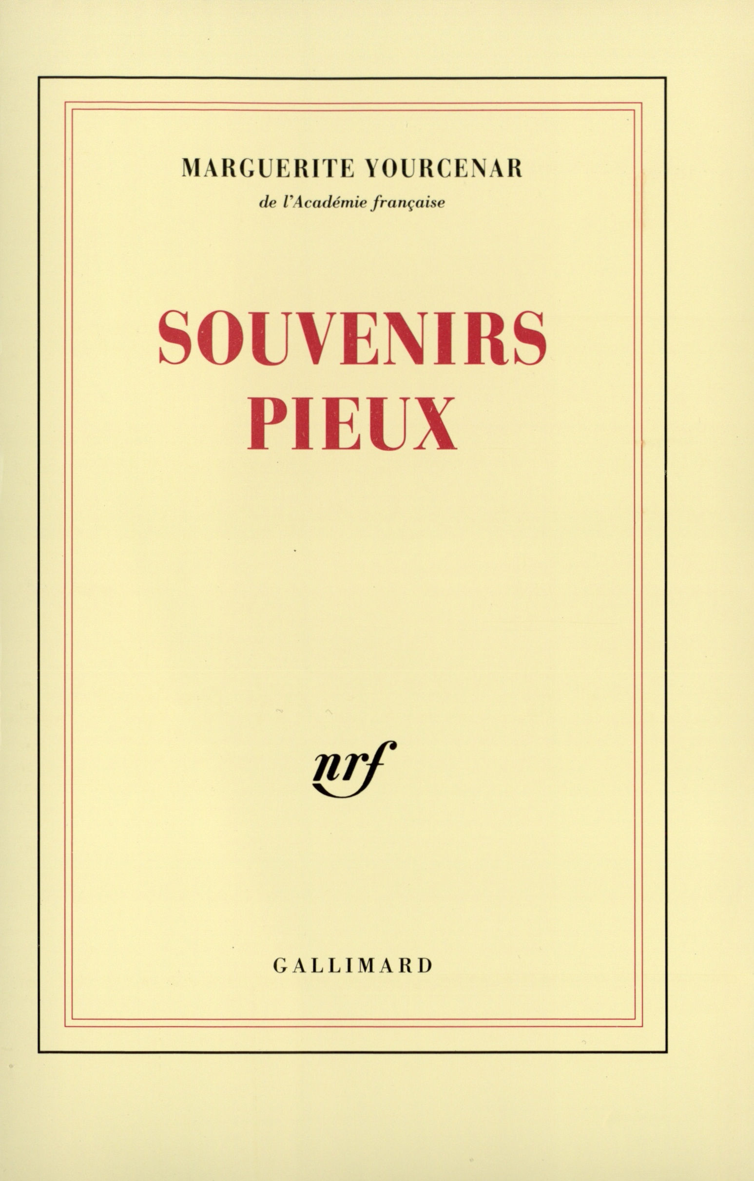 Souvenirs pieux (9782070289714-front-cover)