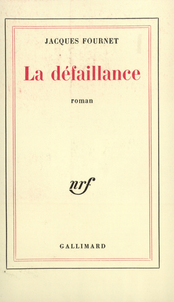 La Défaillance (9782070224890-front-cover)