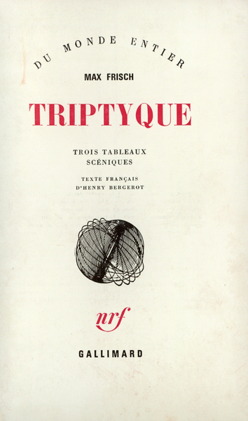 Triptyque, Trois tableaux scéniques (9782070286355-front-cover)