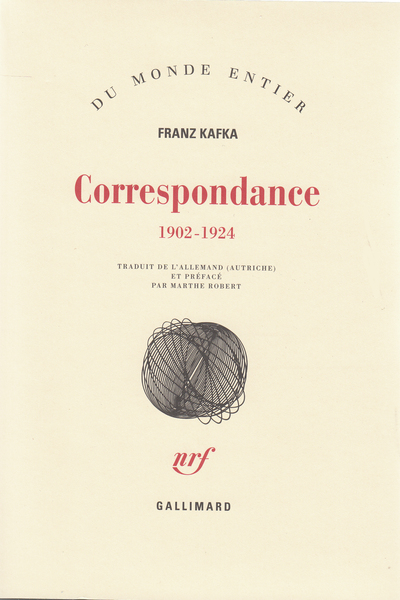 Correspondance, (1902-1924) (9782070235223-front-cover)