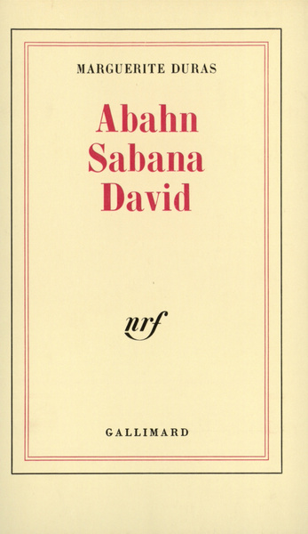 Abahn Sabana David (9782070269655-front-cover)