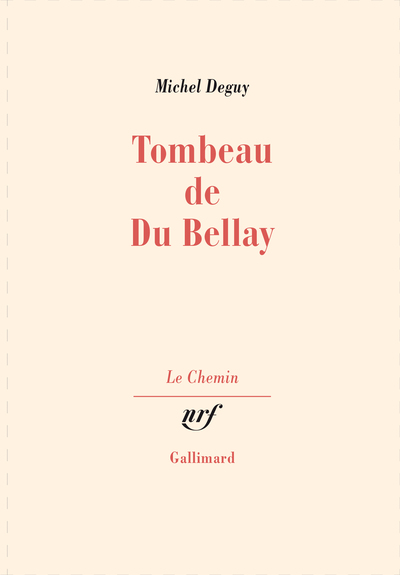 Tombeau de Du Bellay (9782070285020-front-cover)