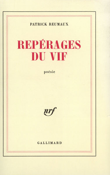 Repérages du vif (9782070286294-front-cover)
