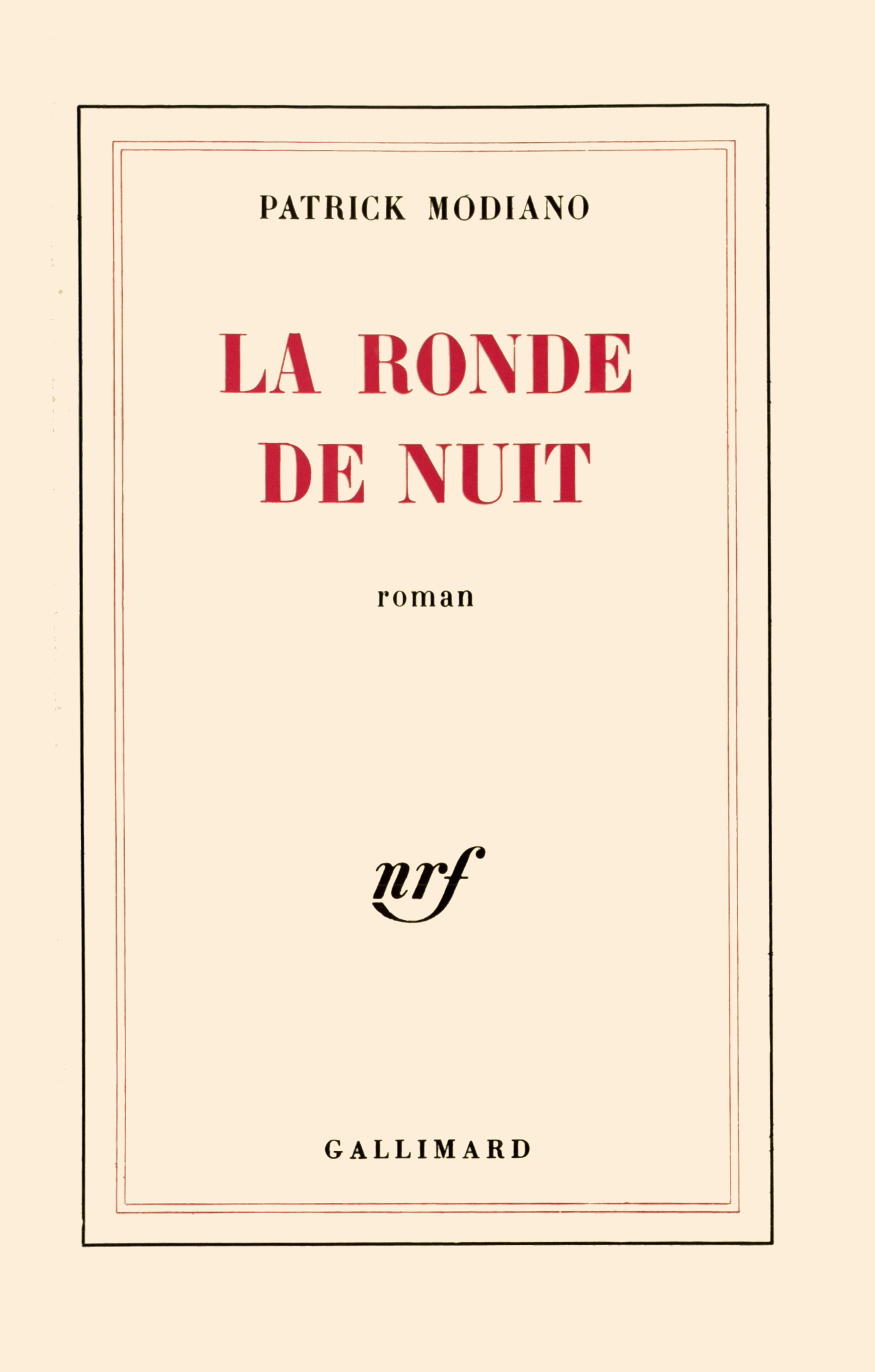 La ronde de nuit (9782070272143-front-cover)