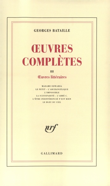 Œuvres complètes (9782070278053-front-cover)