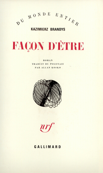 Façon d'être (9782070268580-front-cover)