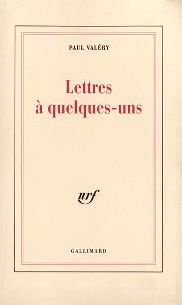 Lettres à quelques-uns (9782070264452-front-cover)