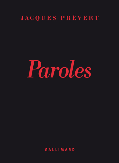 Paroles (9782070252336-front-cover)