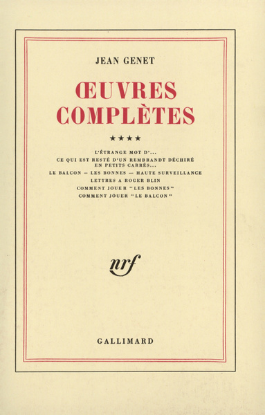 Œuvres complètes (9782070270309-front-cover)