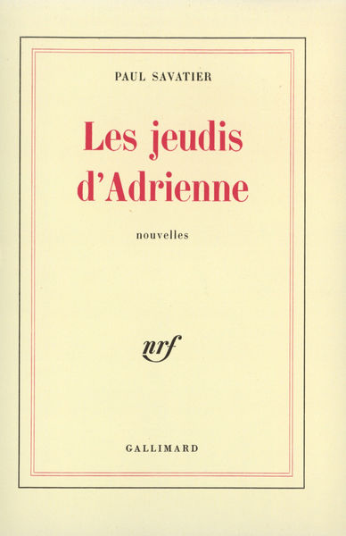Les jeudis d'Adrienne (9782070287338-front-cover)