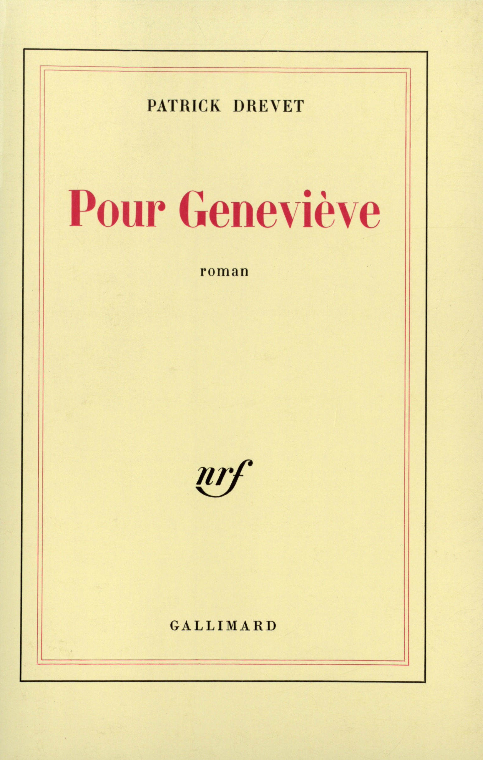 Pour Geneviève (9782070200498-front-cover)