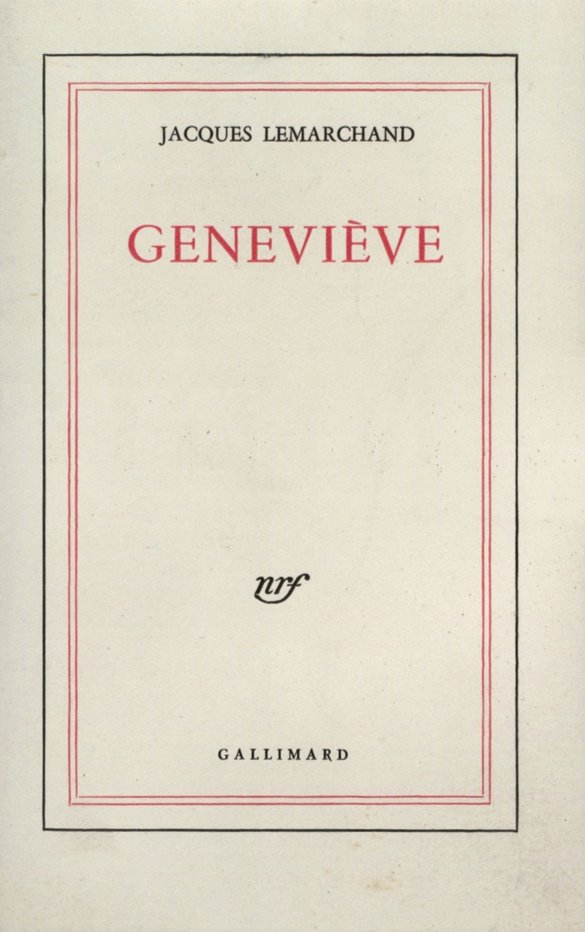 Geneviève (9782070238804-front-cover)