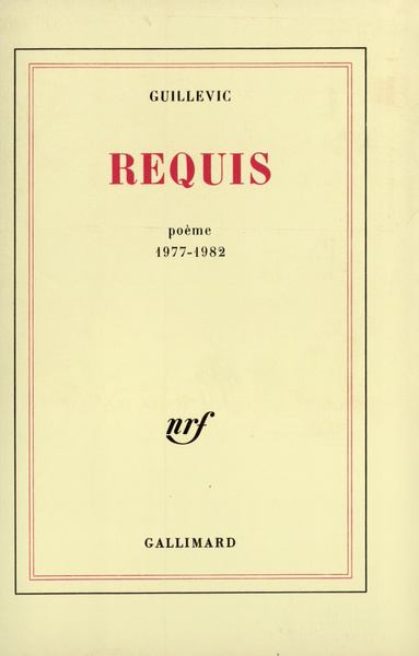 Requis, Poèmes 1977-1982 (9782070267385-front-cover)